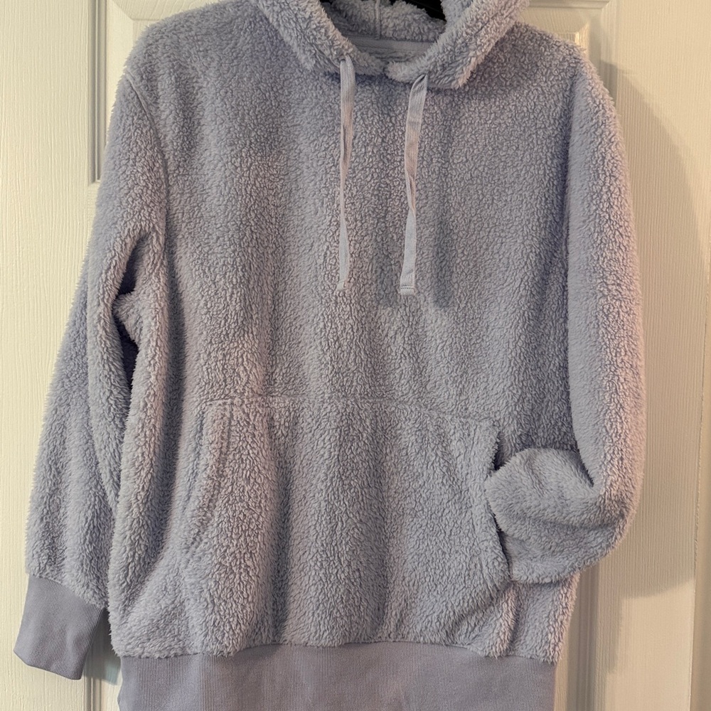 SO Softest Sherpa Hoodie Sweater/Sweatshirt - Lavender/Light baby purple